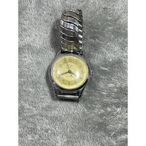 VTG Saxony Deluxe Swiss Men’s Watch 7 Jewels !!! ( For Repair )